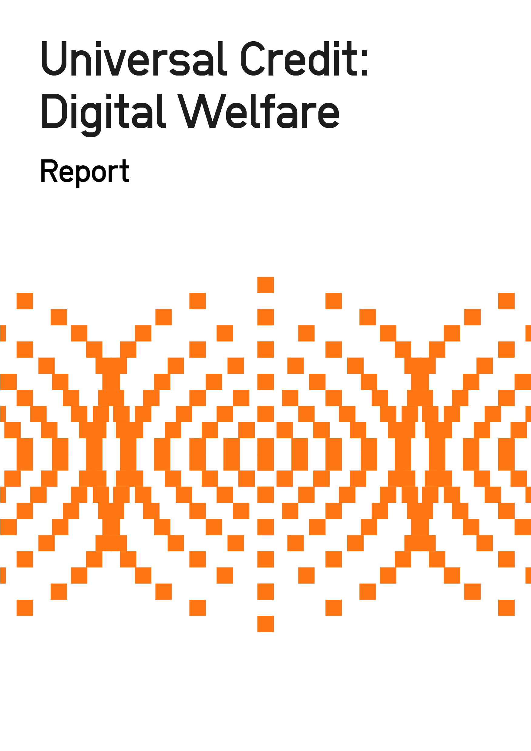 Cover image for Universal Credit: digital welfare